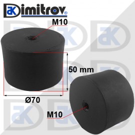 Антивибрационен тампон М10 x Ø70 x 50 mm
